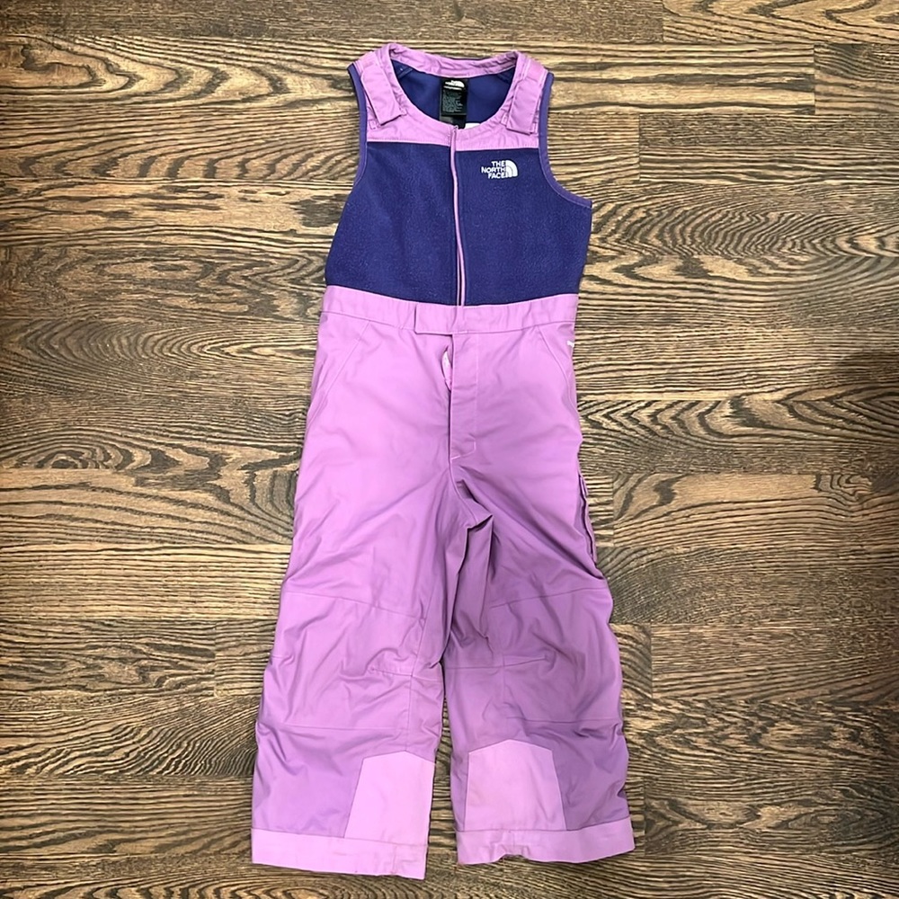 The North Face Used Toddler Snow Bib - 4T - Lavender Color